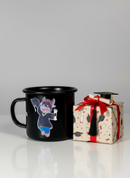 Graphic Enamel Mug - Graduate