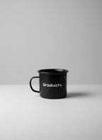 Graphic Enamel Mug - Graduate