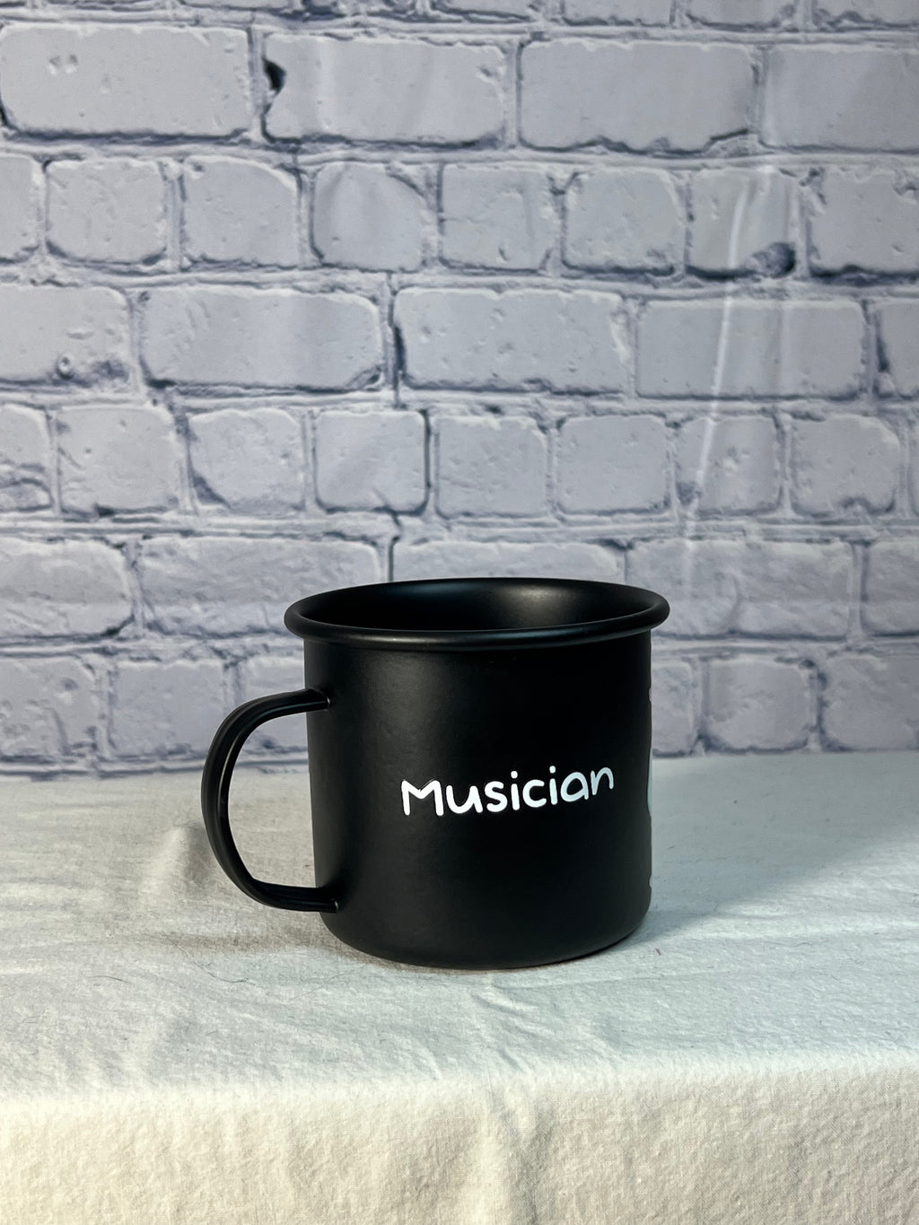 Graphic Enamel Mug - Musician