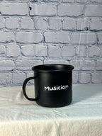 Graphic Enamel Mug - Musician
