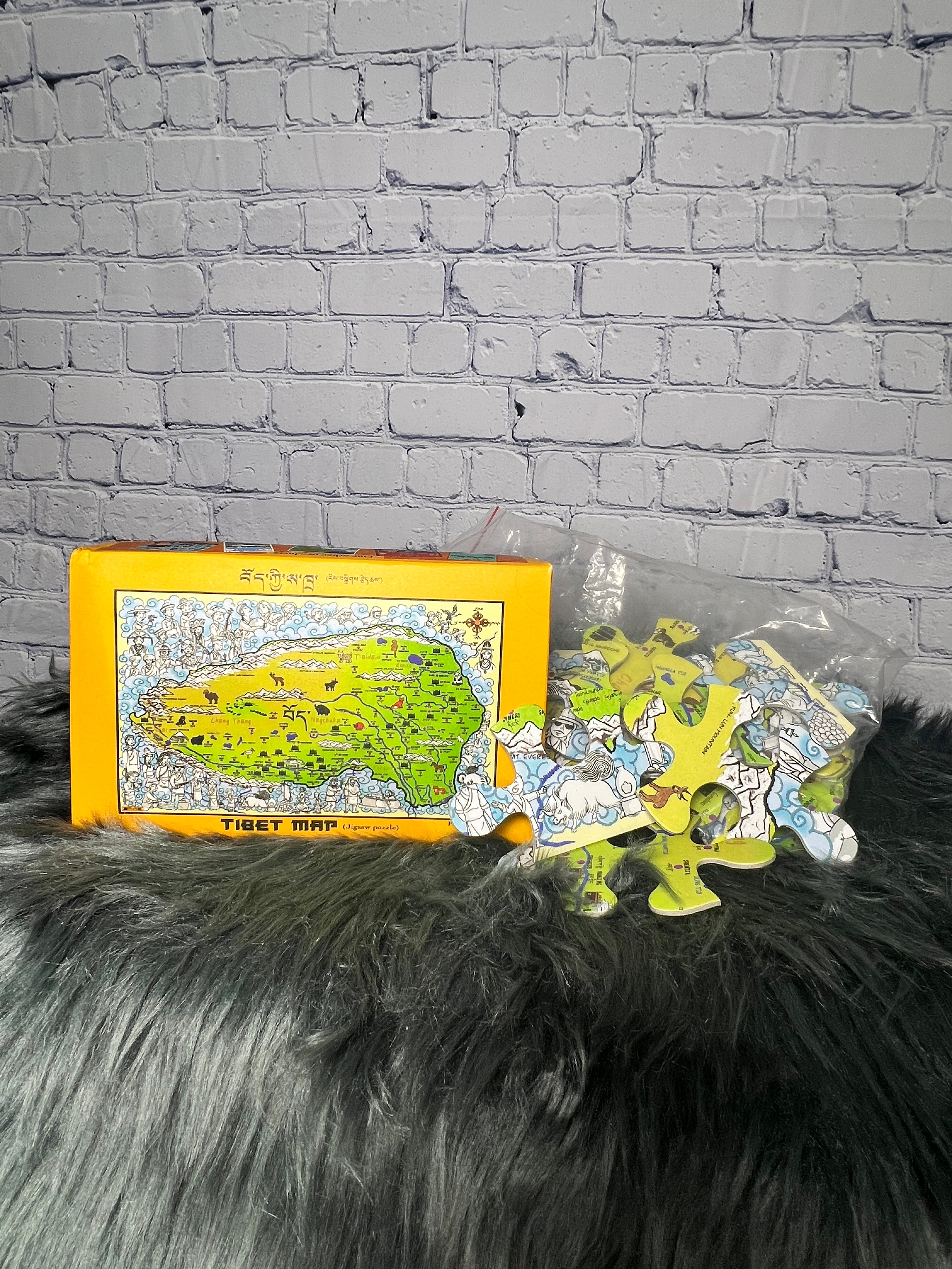 Map of Tibet (Jigsaw Puzzle)