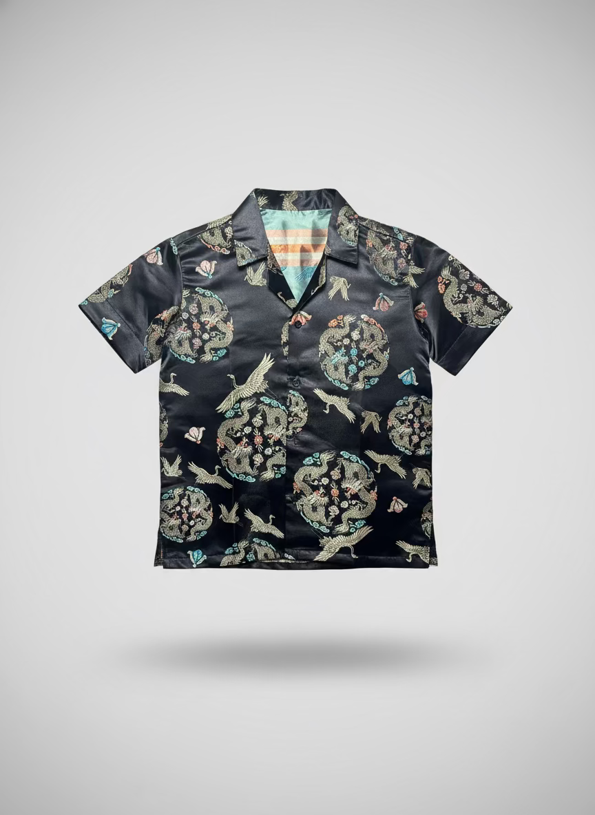 Silk Collard Shirts