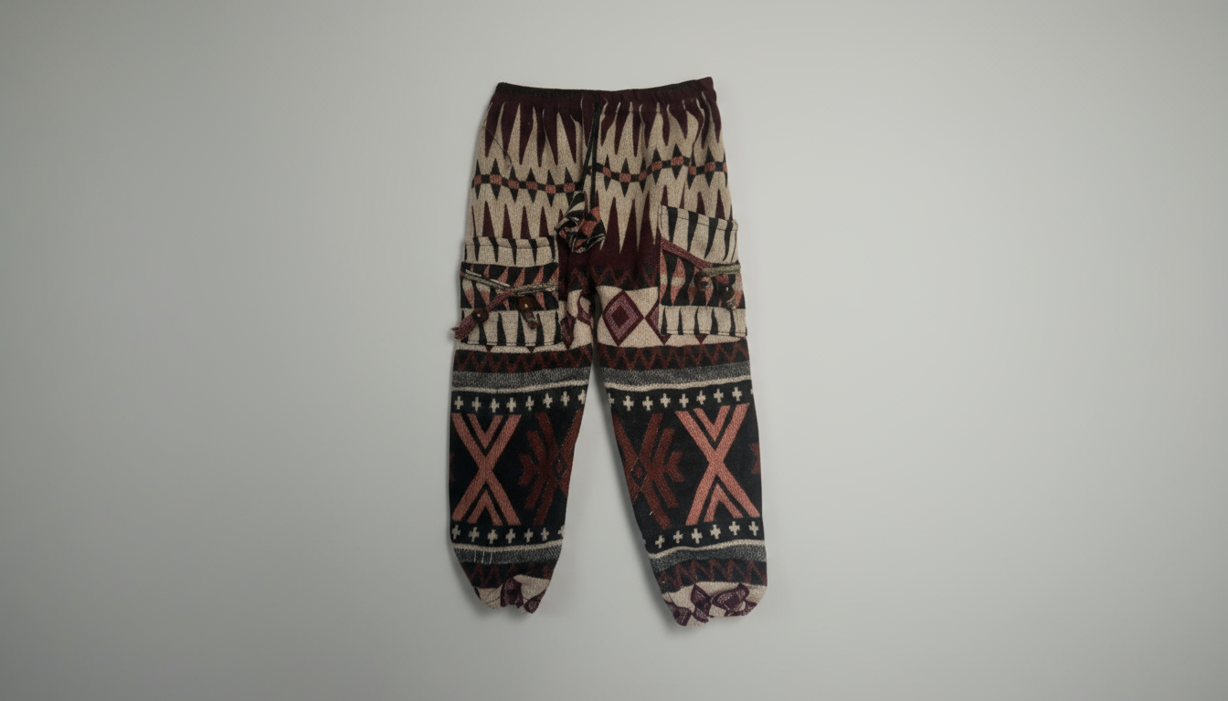 Wool Blend Kids Hammer Pants
