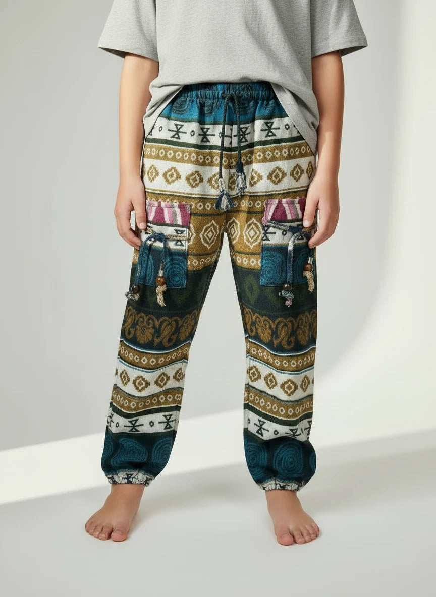 Wool Blend Kids Hammer Pants